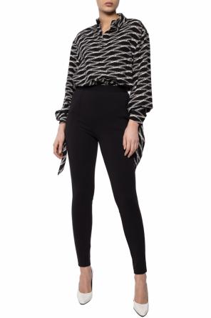 Shirt with logo print and stripes, zdjęcie 2 Shirt with logo print and stripes od Balenciaga